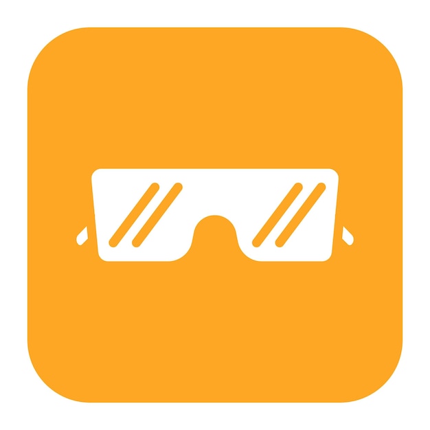 Imagen vectorial del icono de las gafas de sol Se puede usar para Beach Resort