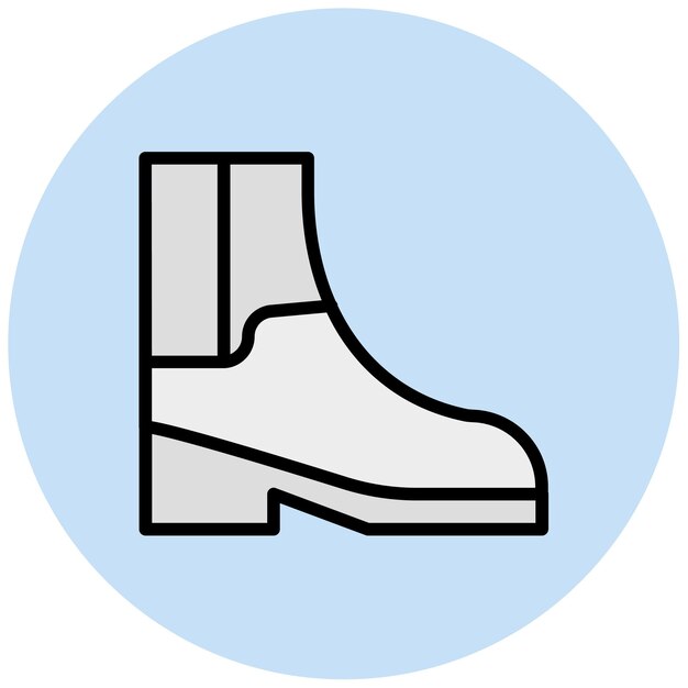 La imagen vectorial del icono de Gaiters se puede usar para el trekking