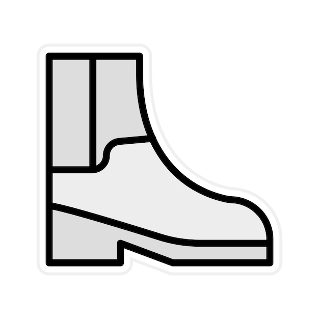 La imagen vectorial del icono de Gaiters se puede usar para el trekking