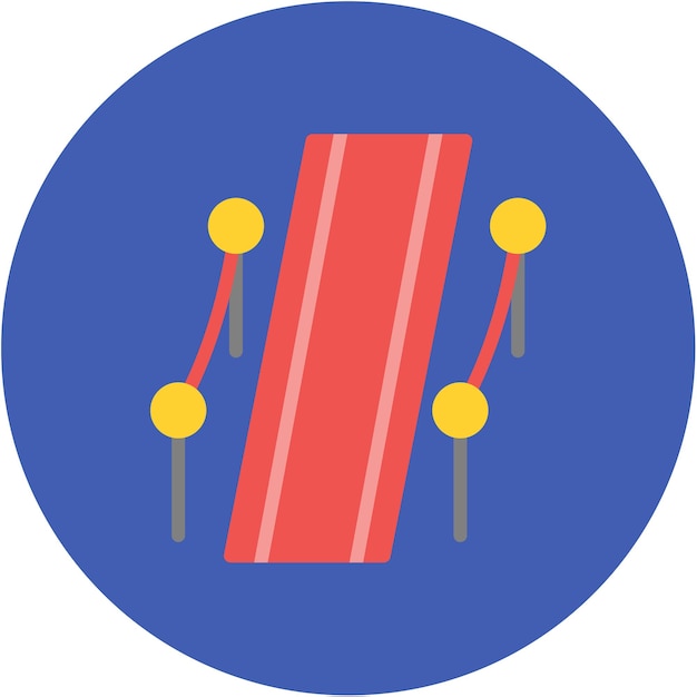 La imagen vectorial del icono de gala se puede utilizar para eventos de premios