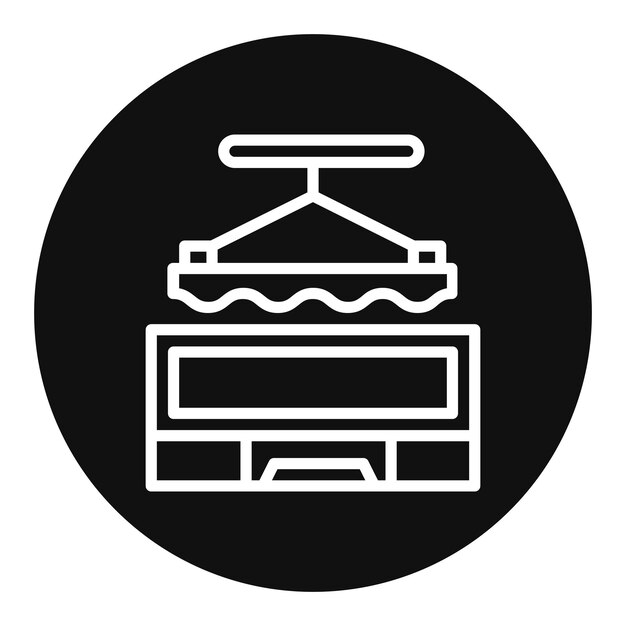 Imagen vectorial de icono de galvanización Puede utilizarse para la metalurgia