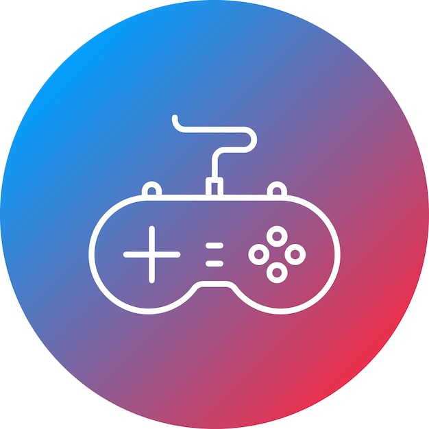 Vector imagen vectorial del icono del gamepad se puede usar para computadora y hardware