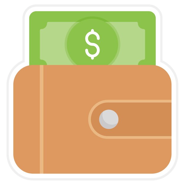 Imagen vectorial del icono de ganancias Se puede utilizar para invertir