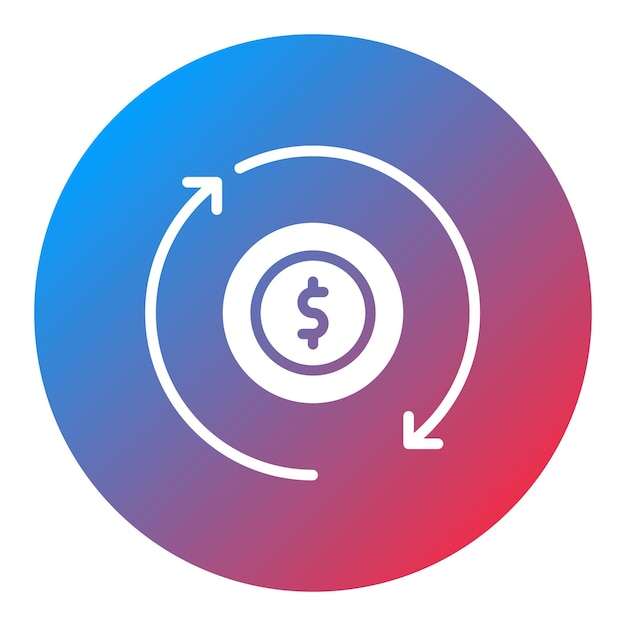 Imagen vectorial del icono de las ganancias retenidas se puede utilizar para el crédito y el préstamo