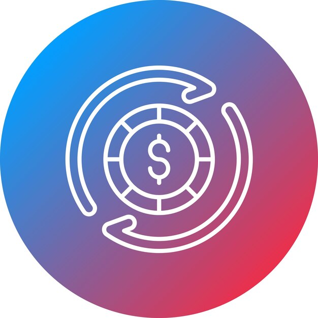 Imagen vectorial del icono de las ganancias retenidas Se puede utilizar para Finanzas