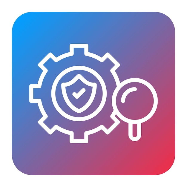 Imagen vectorial del icono de garantía de calidad Puede utilizarse para la gestión de operaciones