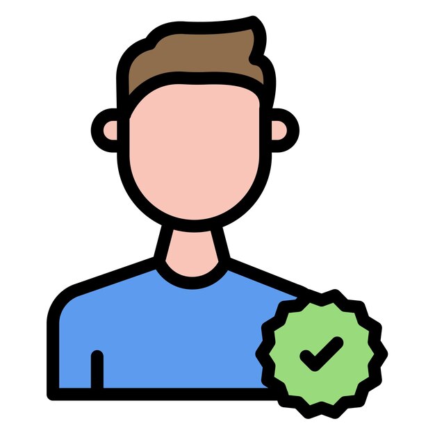 Imagen vectorial del icono de la garantía personal Se puede utilizar para créditos y préstamos