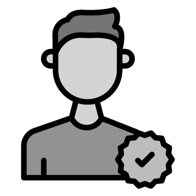 Imagen vectorial del icono de la garantía personal Se puede utilizar para créditos y préstamos