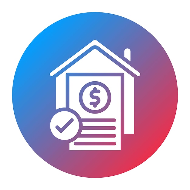 Imagen vectorial del icono de garantía Se puede utilizar para el préstamo