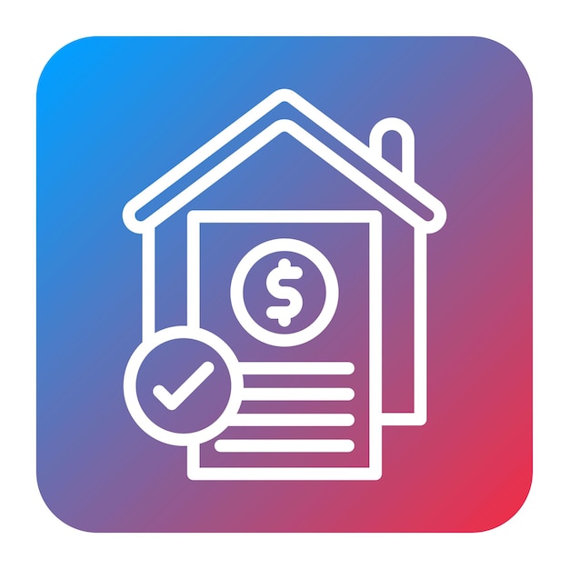 Imagen vectorial del icono de garantía Se puede utilizar para el préstamo