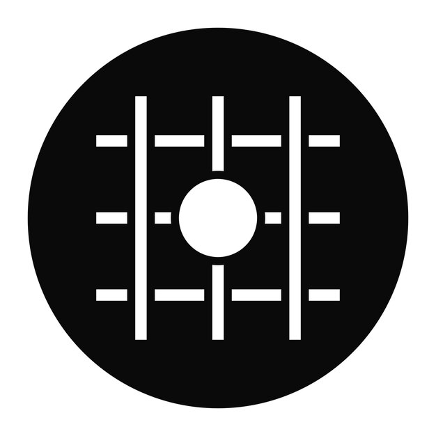 Imagen vectorial del icono de la gasa de alambre Se puede utilizar para la ciencia