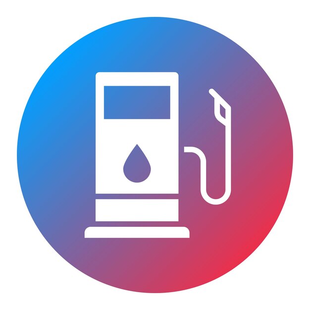 Imagen vectorial del icono de la gasolina Se puede utilizar para la fabricación