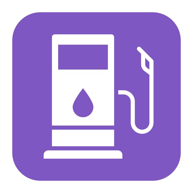 Imagen vectorial del icono de la gasolina Se puede utilizar para la fabricación