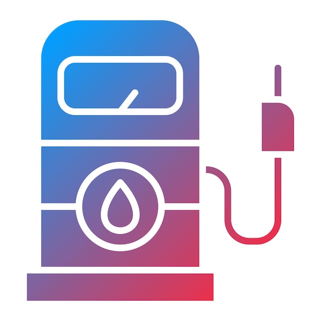 Imagen vectorial del icono de la gasolina Se puede utilizar para la industria de la gasolina