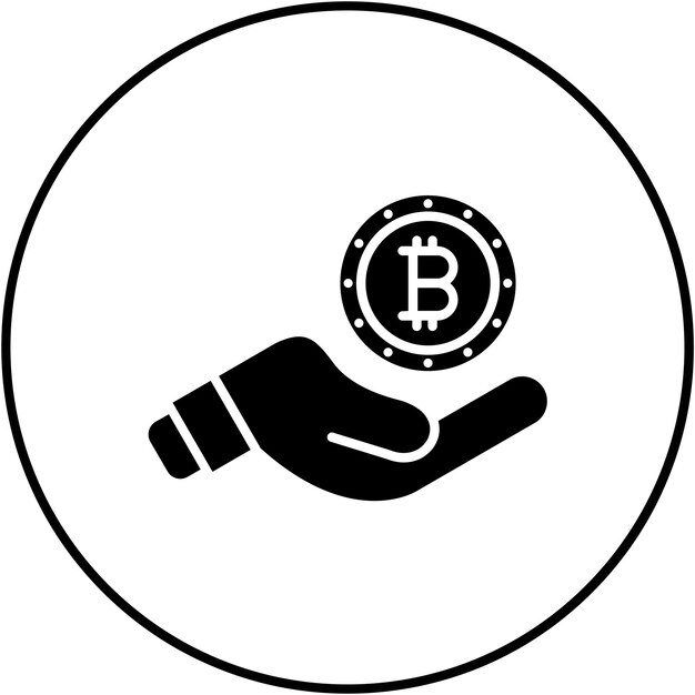 La imagen vectorial del ícono de gasto doble se puede utilizar para la criptomoneda
