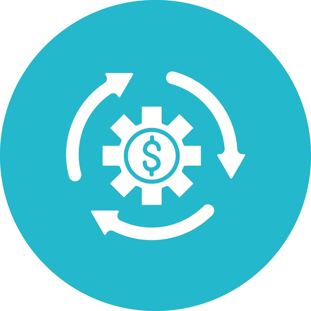 Imagen vectorial del icono de los gastos operativos Puede utilizarse para la contabilidad