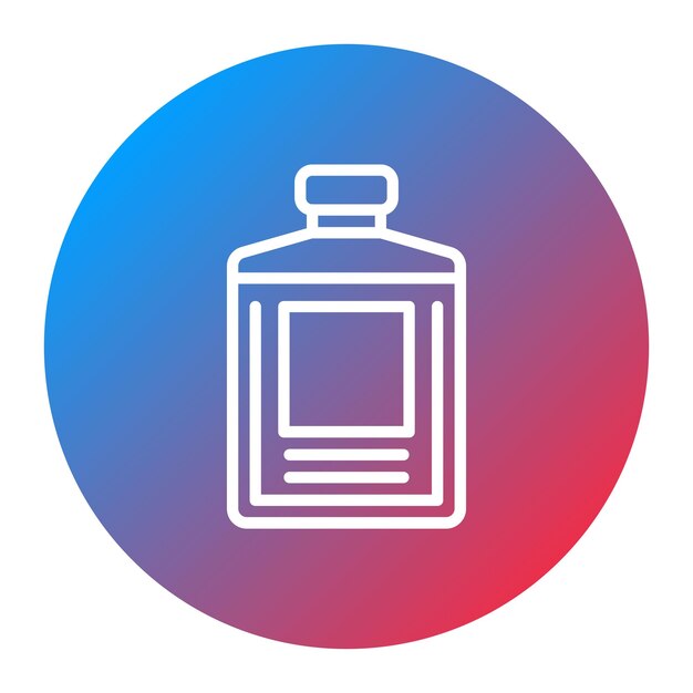 Imagen vectorial del icono de gel de energía Se puede usar para Maratón