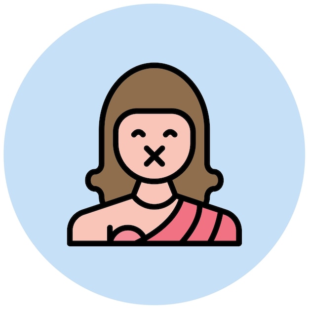 Imagen vectorial de icono de generación silenciosa Se puede usar para Generation Gap