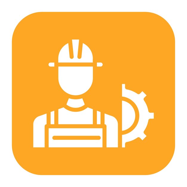 Imagen vectorial del icono del gerente de proyecto Se puede utilizar para la evaluación del proyecto