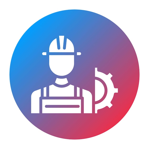 Imagen vectorial del icono del gerente de proyecto Se puede utilizar para la evaluación del proyecto