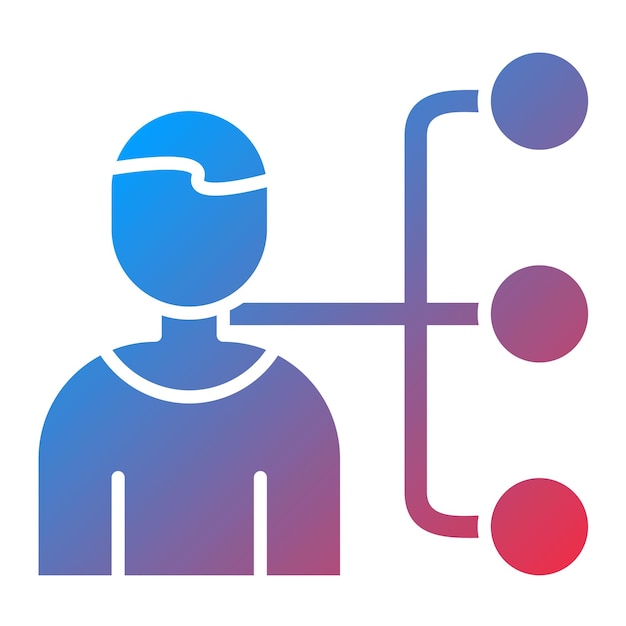 Imagen vectorial del icono del gerente Se puede utilizar para la gente de negocios