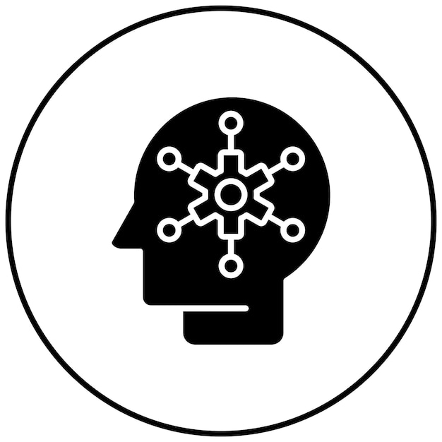 Imagen vectorial del icono de gestión de activos inteligentes Puede utilizarse para Factory