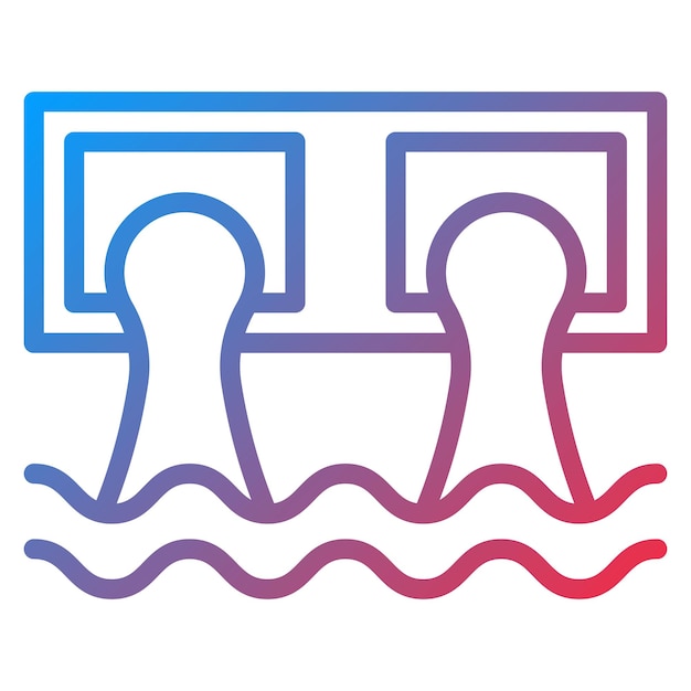 Imagen vectorial del icono de gestión de aguas pluviales Puede utilizarse para el tratamiento de aguas