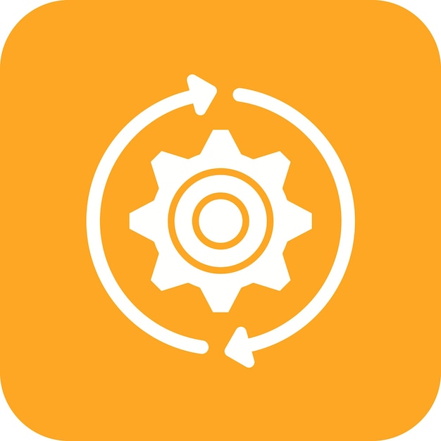 Imagen vectorial del icono de gestión de cambios Puede utilizarse para Recursos Humanos