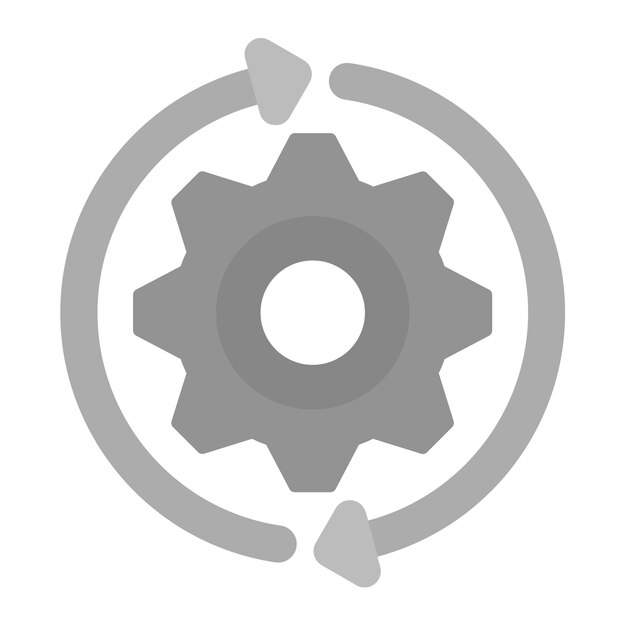 Imagen vectorial del icono de gestión de cambios Puede utilizarse para Recursos Humanos