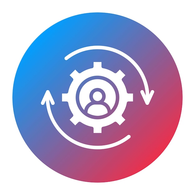 Imagen vectorial del icono de gestión de cambios Puede utilizarse para los riesgos empresariales