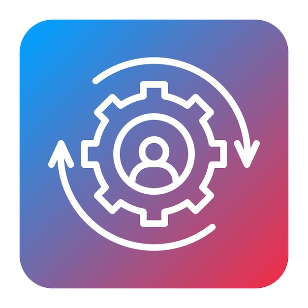 Imagen vectorial del icono de gestión de cambios Puede utilizarse para los riesgos empresariales