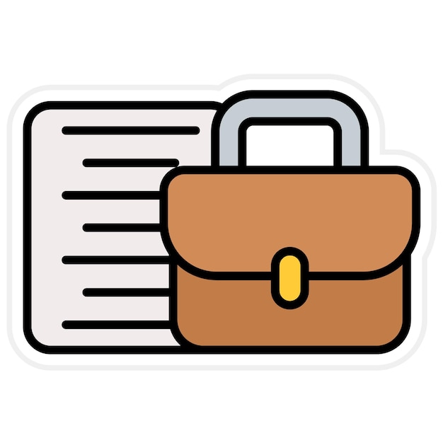 Imagen vectorial del icono de gestión de cartera Se puede utilizar para invertir