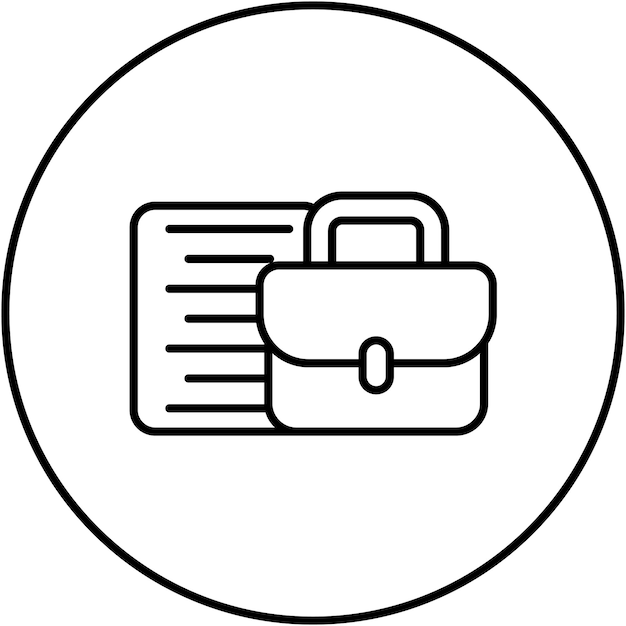 Vector imagen vectorial del icono de gestión de cartera se puede utilizar para invertir