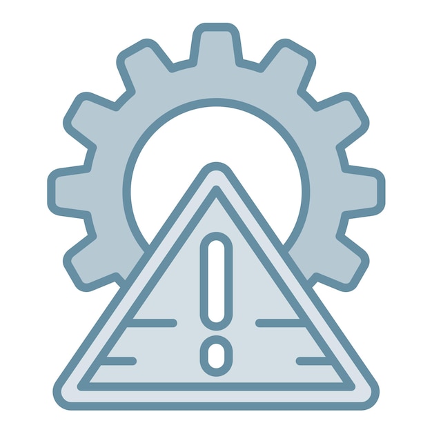 Imagen vectorial del icono de gestión de crisis Puede utilizarse para la Agencia de Medios
