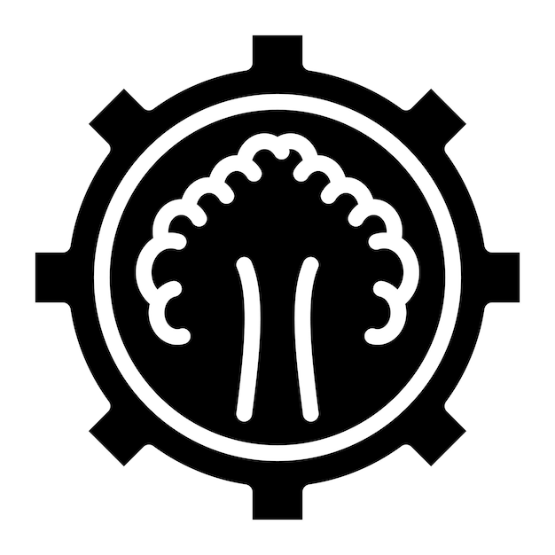 Imagen vectorial del icono de gestión forestal Se puede utilizar para el calentamiento global