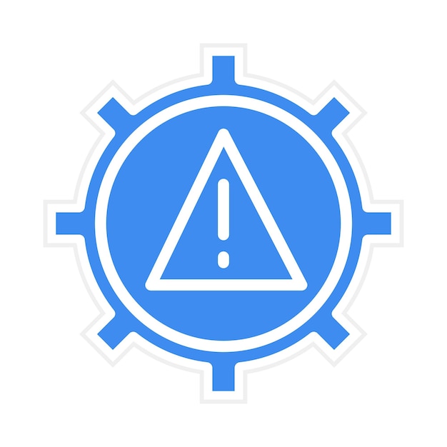 Imagen vectorial del icono de gestión de incidentes Se puede usar para Cyberpunk