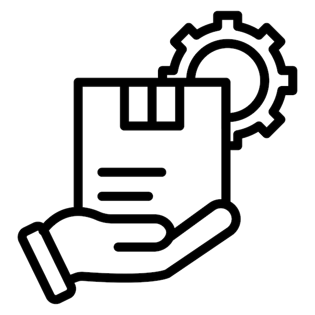 Imagen vectorial del icono de gestión de instalaciones Puede utilizarse para la gestión de operaciones