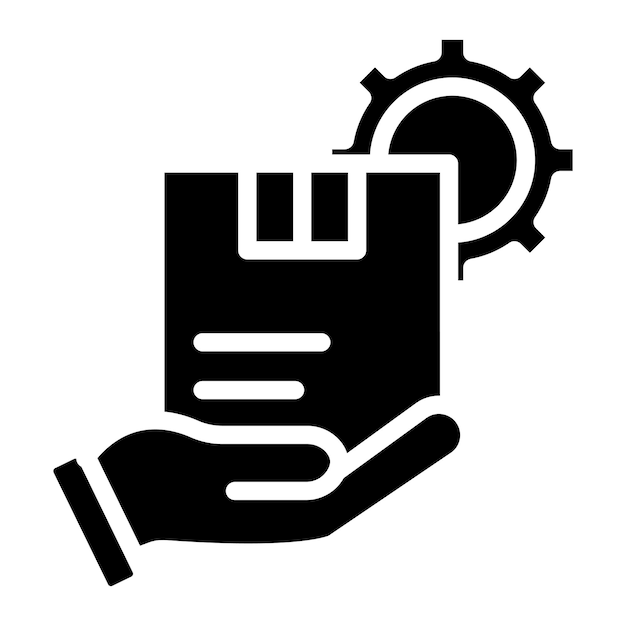 Imagen vectorial del icono de gestión de instalaciones Puede utilizarse para la gestión de operaciones