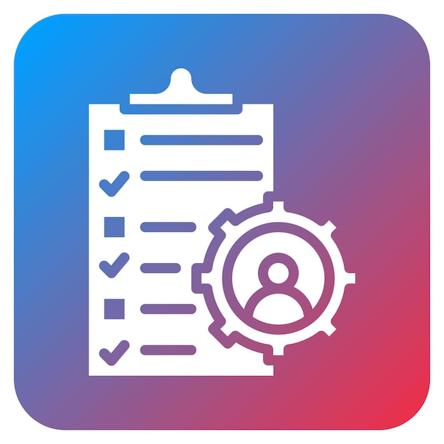 Imagen vectorial del icono de gestión de proyectos Puede utilizarse para el rendimiento empresarial