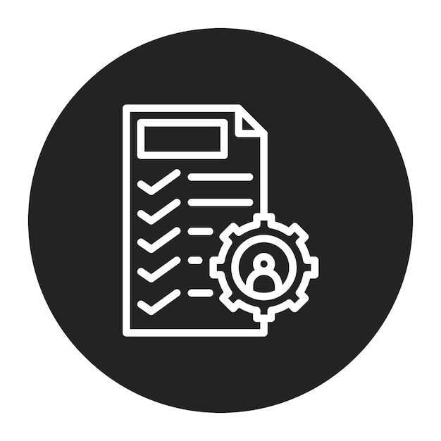 Imagen vectorial de icono de gestión de proyectos Puede utilizarse para Servicios Profesionales