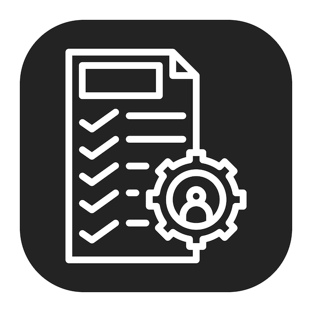 Imagen vectorial de icono de gestión de proyectos Puede utilizarse para Servicios Profesionales