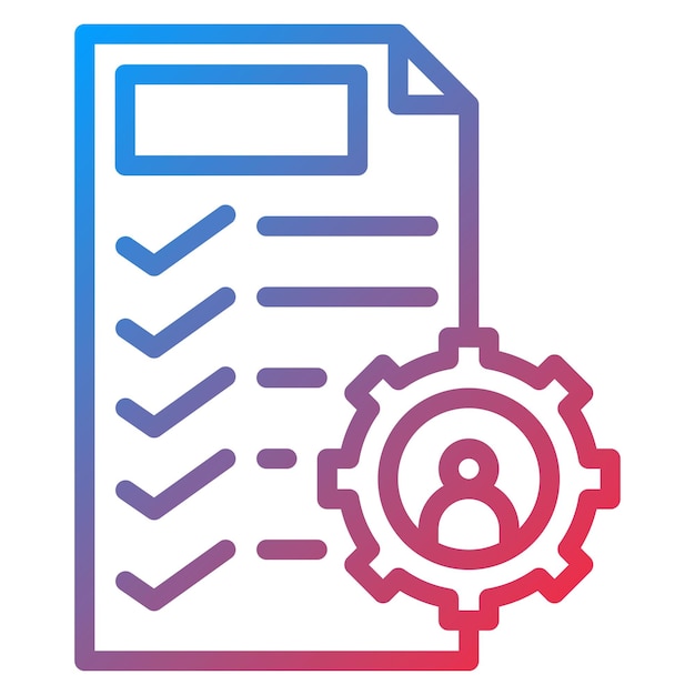 Imagen vectorial de icono de gestión de proyectos Puede utilizarse para Servicios Profesionales