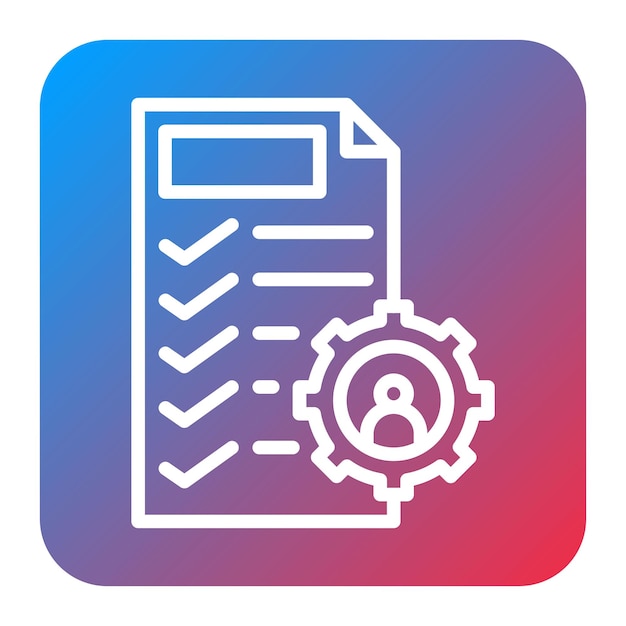 Imagen vectorial de icono de gestión de proyectos Puede utilizarse para Servicios Profesionales