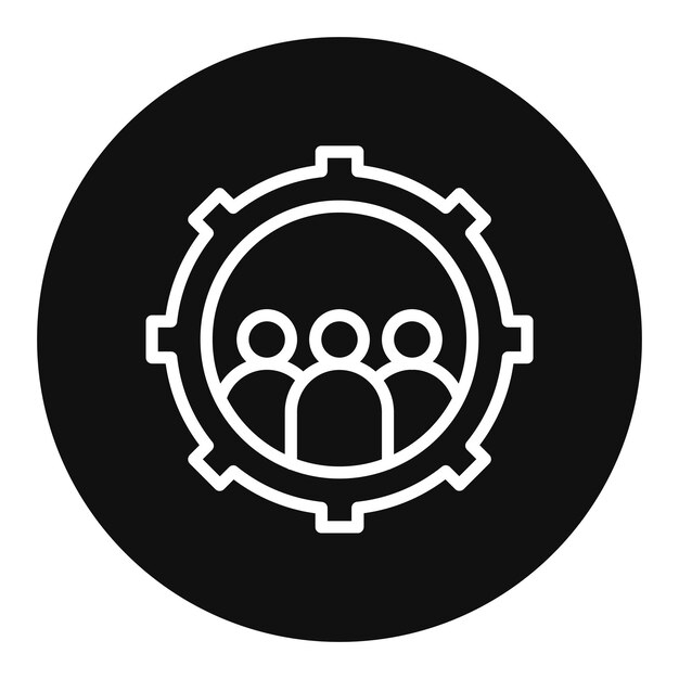 Imagen vectorial del icono de gestión Se puede utilizar para la arqueología