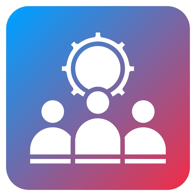 Imagen vectorial del icono de gestión Puede utilizarse para Servicios Profesionales