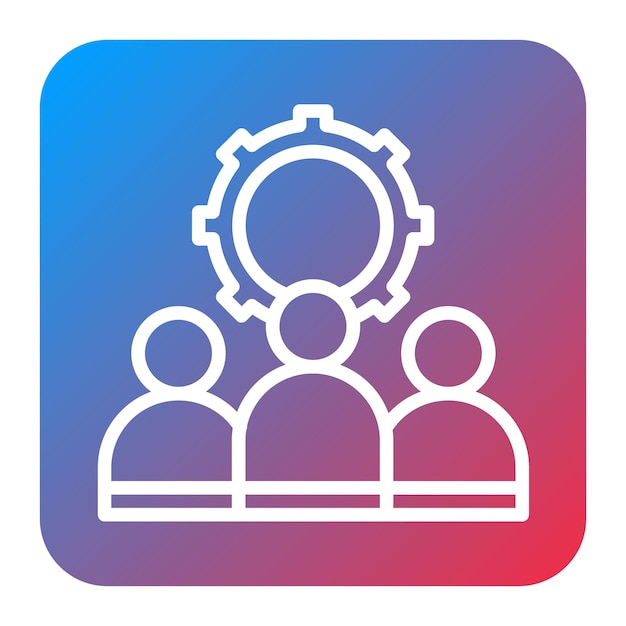 Imagen vectorial del icono de gestión Puede utilizarse para Servicios Profesionales
