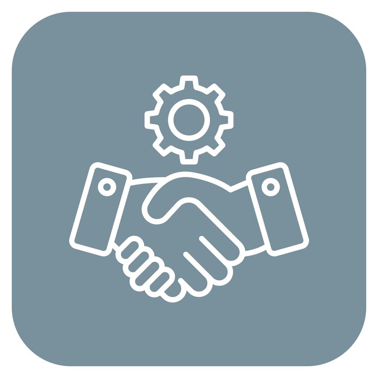 Vector imagen vectorial de icono de gestión de relaciones con el cliente se puede utilizar para la tecnología de marketing