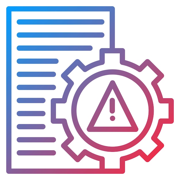 Imagen vectorial del icono de gestión de riesgos legales Se puede utilizar para el rendimiento empresarial