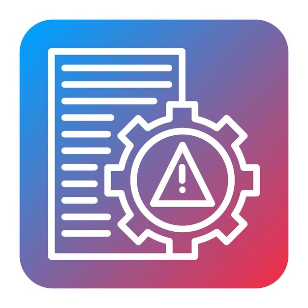 Imagen vectorial del icono de gestión de riesgos legales Se puede utilizar para el rendimiento empresarial