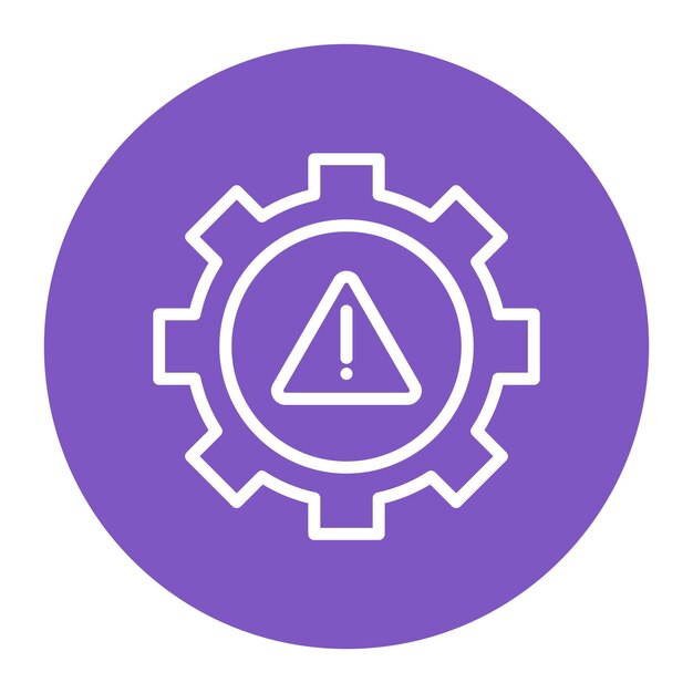 Imagen vectorial del icono de gestión de riesgos Puede utilizarse para la auditoría empresarial